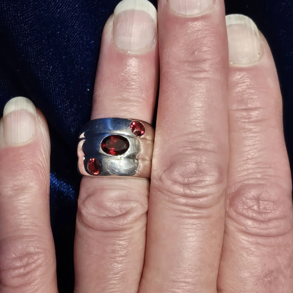 Nicky Butler Silver Cigar Band Ring - Picture 2 of 8